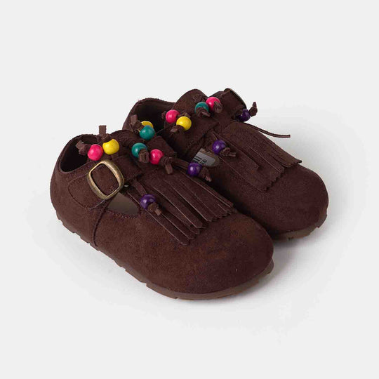 Girls Pumps C12-COFFEE