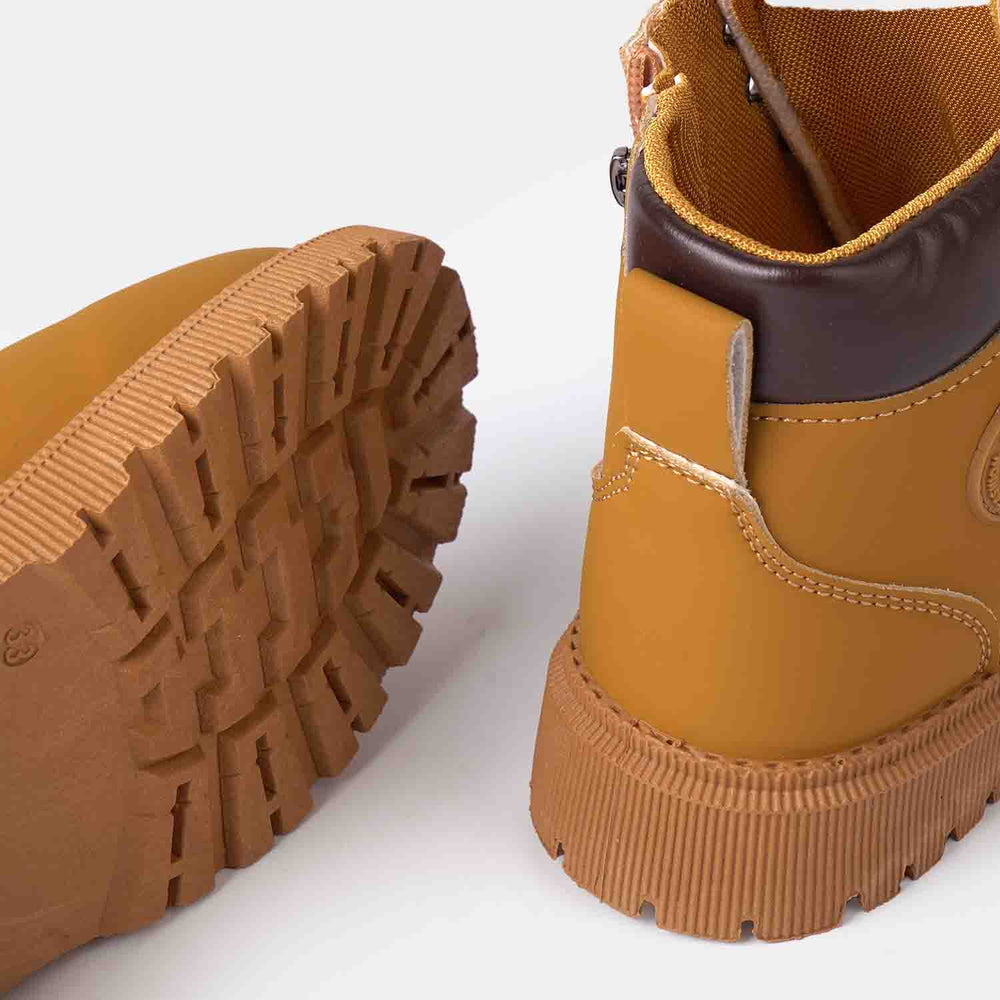 Boys Boots A01-CAMEL