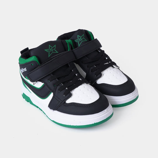 Boys Sneaker B10-BLACK