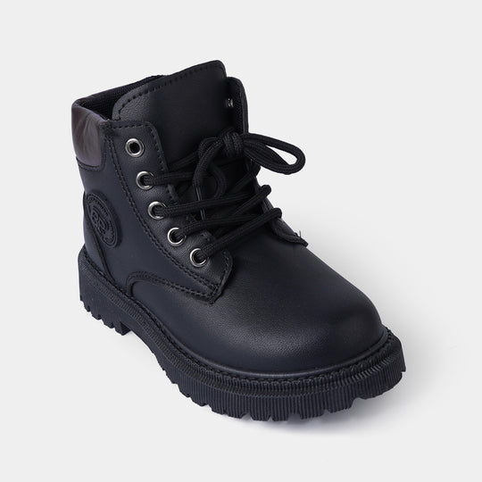 Boys Boots A01-BLACK