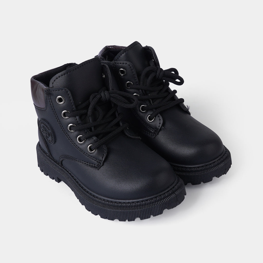 Boys Boots A01-BLACK