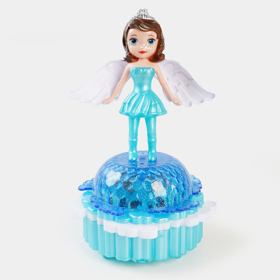 Electric Rotating Princess Dance With Light Music For Kids