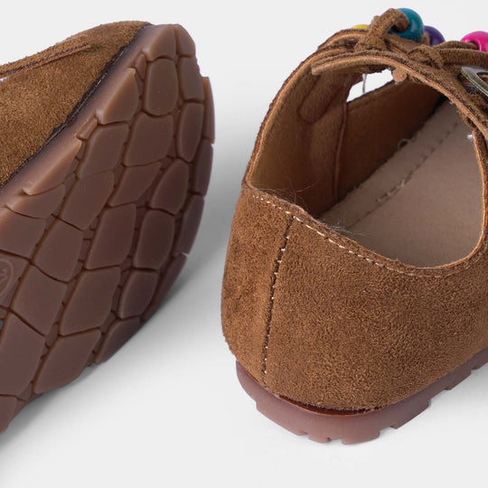 Girls Pumps C12-BROWN