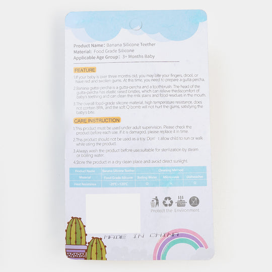 Baby Banana Brush Teether 3M+