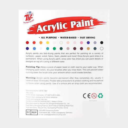 Acrylic Paint 24 Color For Kids