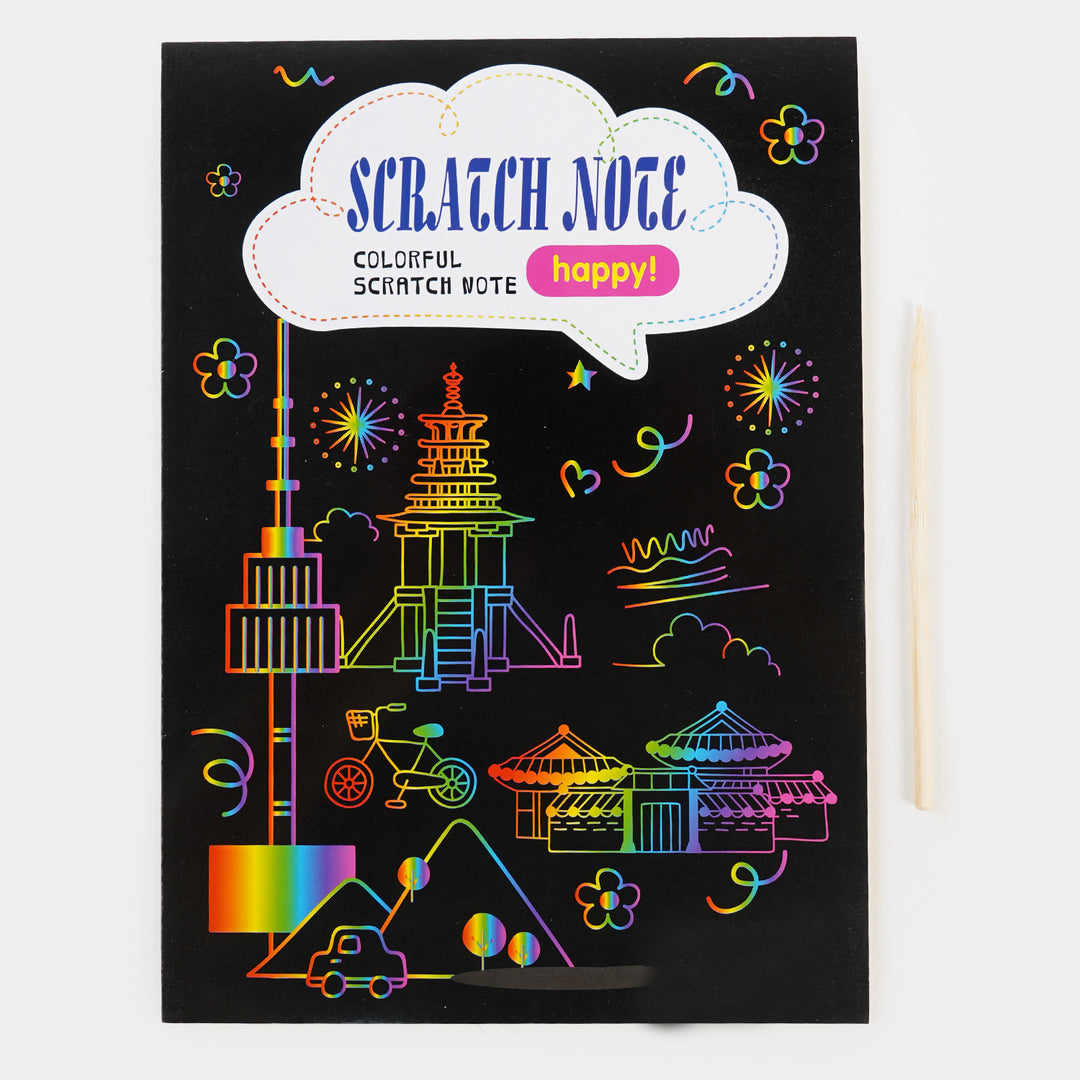 Scratch Note Patterns Scratch Note Book For Kids Price in Pakistan | Bachaa Party