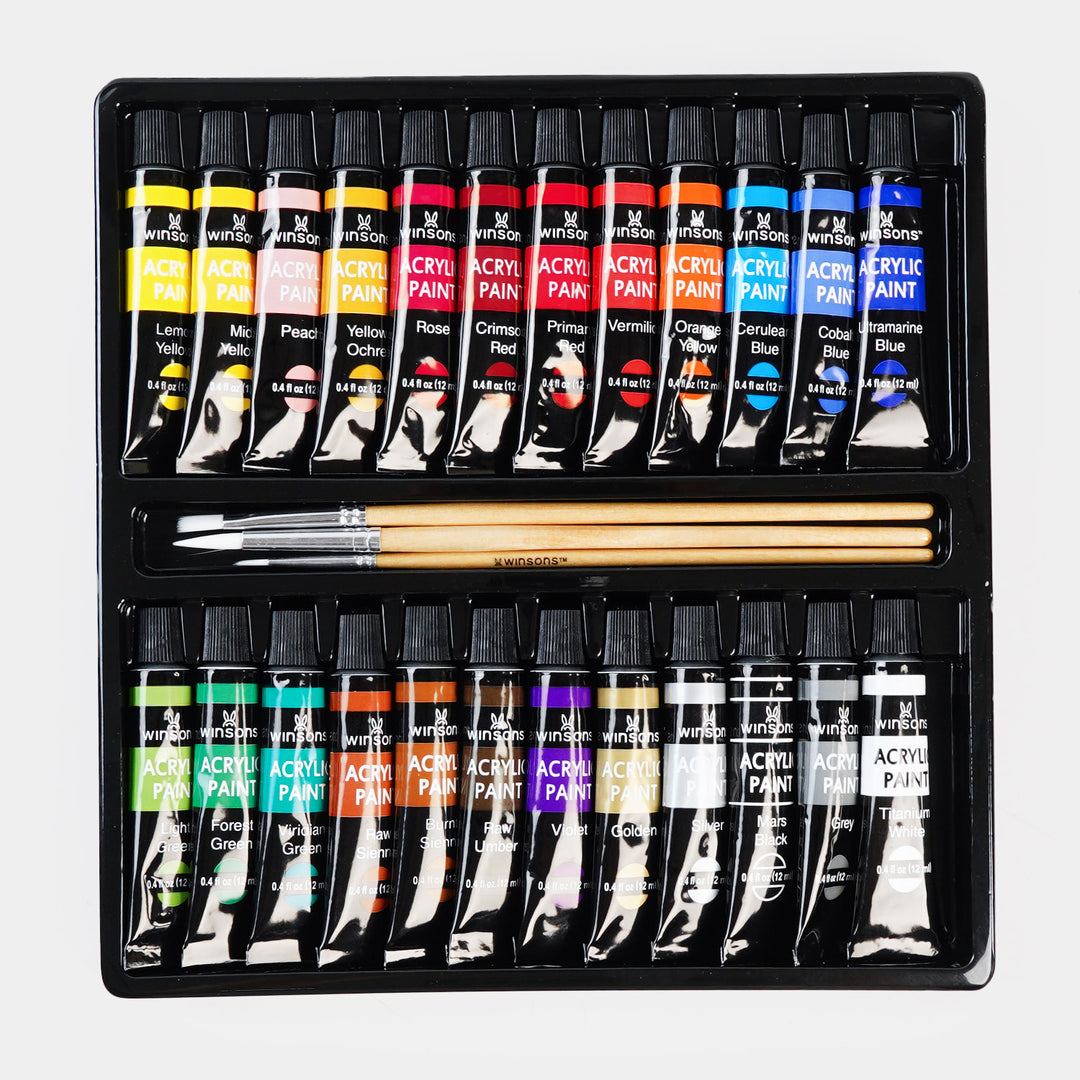 Acrylic Paints 24 Color For Kids