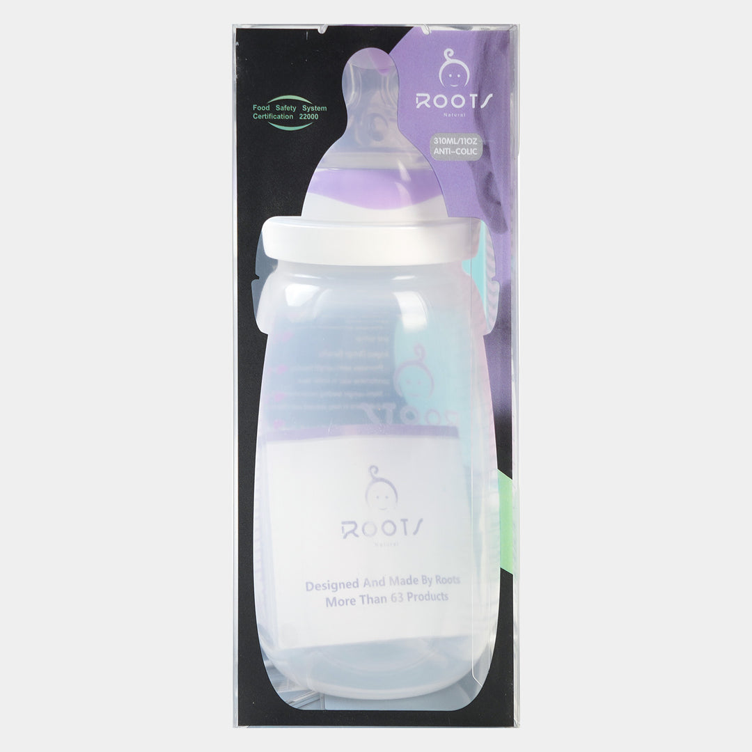 Roots Anti-Colic Feeder Bottle 310ML - Purple