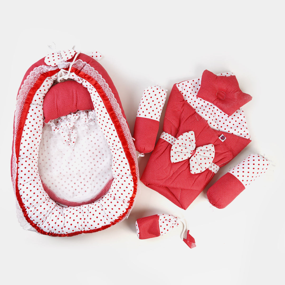 Baby Soft & Comfortable Bed Set 9PCs | Red