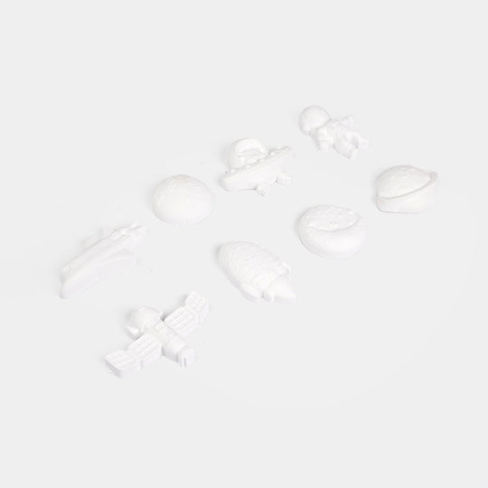 Diy Painted Space Gypsum Art & Coloring Set for Kids