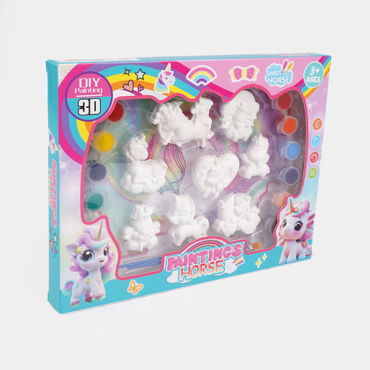 Gypsum Art & Coloring Set for Kids