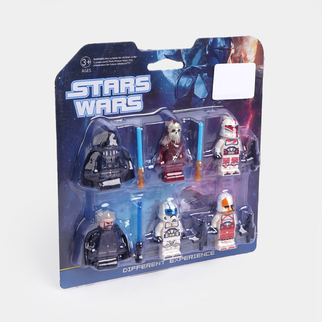 Colorful Ninja Warrior Building Block Figure Set