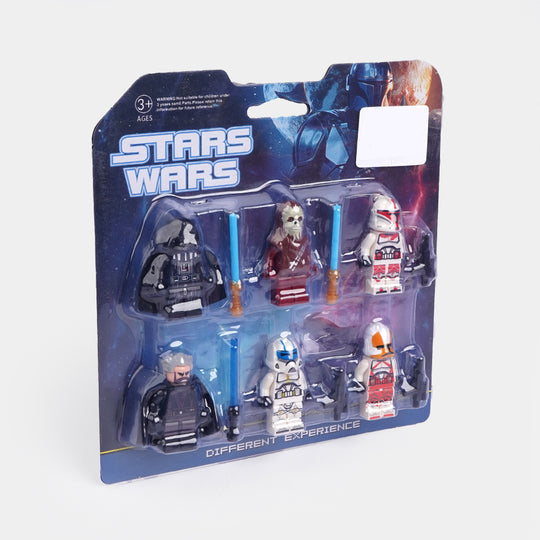 Colorful Ninja Warrior Building Block Figure Set