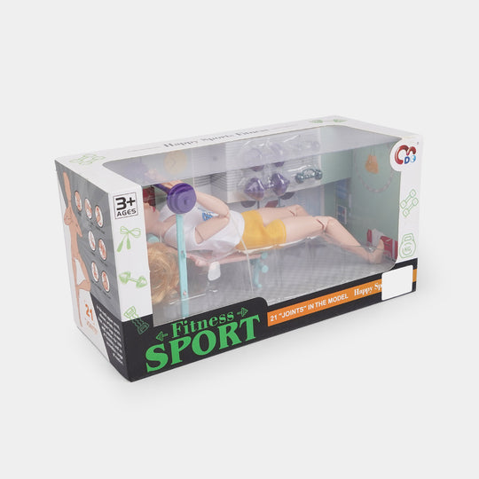 FASHION DOLL WITH MOVEABLE JOINT TOY FOR GIRLS