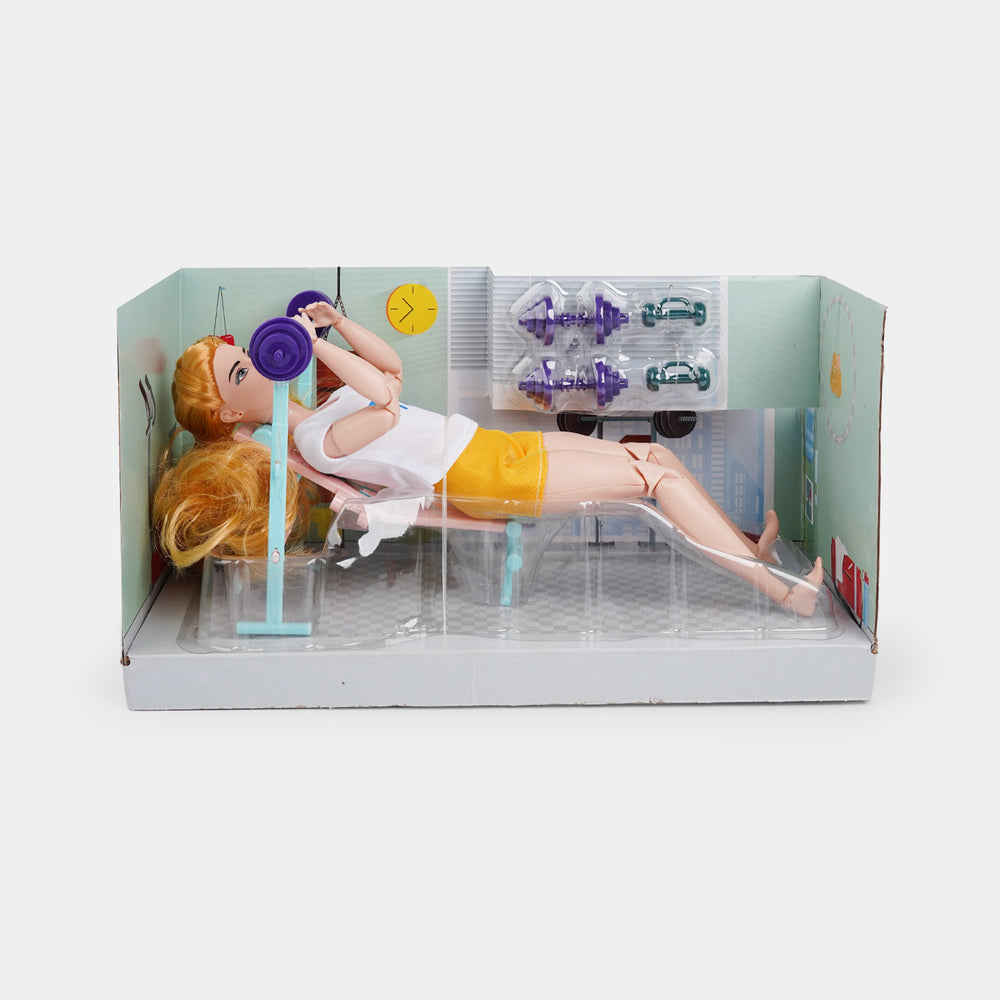 FASHION DOLL WITH MOVEABLE JOINT TOY FOR GIRLS