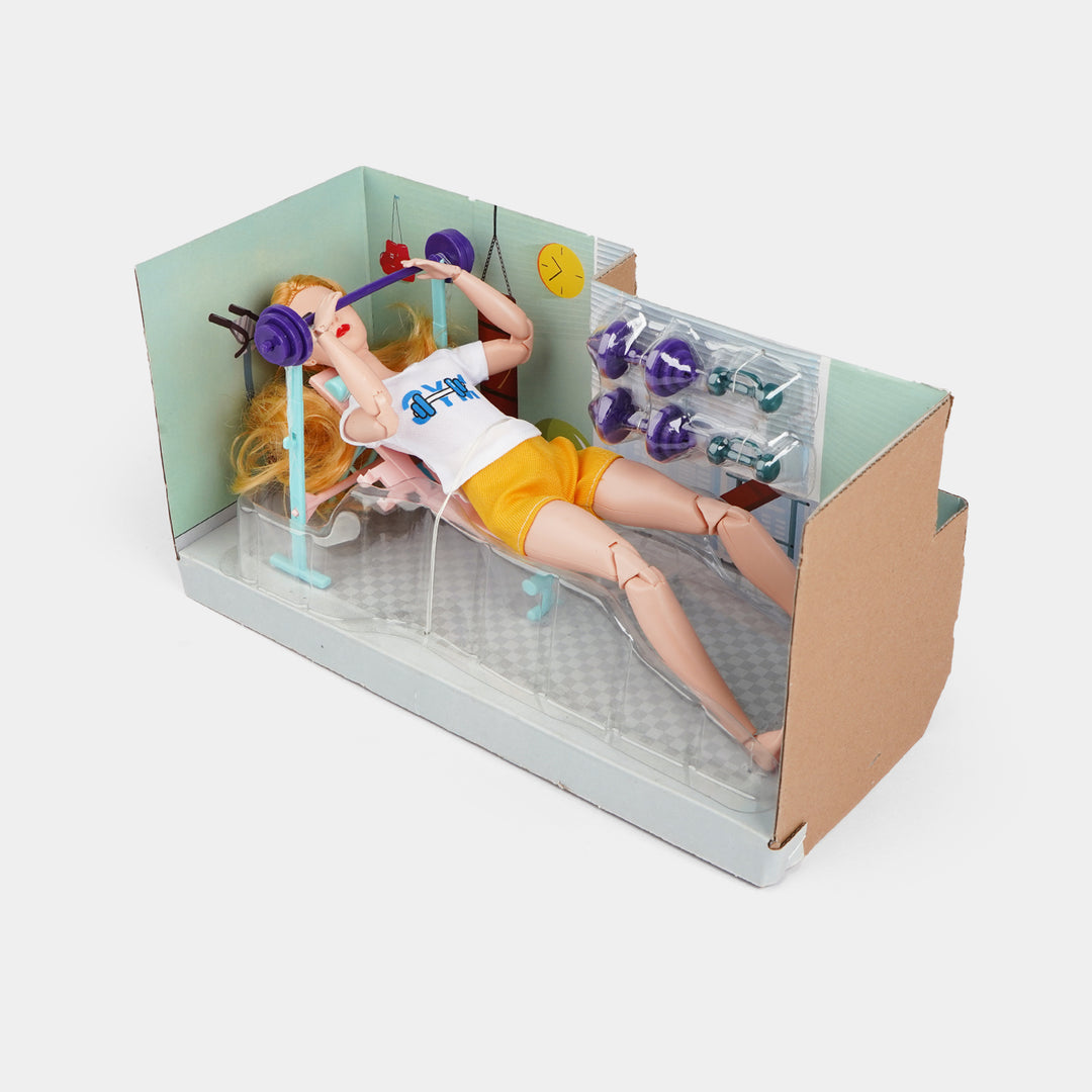 FASHION DOLL WITH MOVEABLE JOINT TOY FOR GIRLS