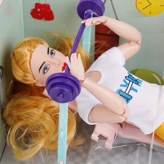 FASHION DOLL WITH MOVEABLE JOINT TOY FOR GIRLS