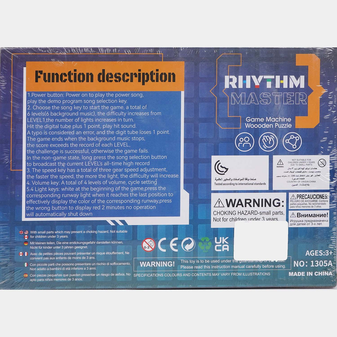 Wooden Rhythm Master Game Machine