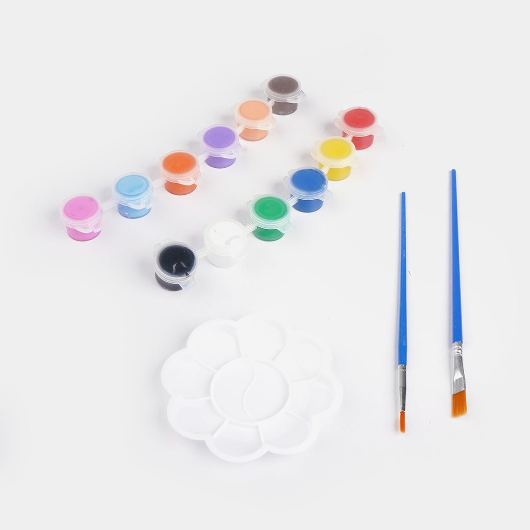 Diy Doll Gypsum Art & Coloring Set for Kids