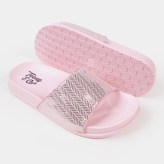 Teens Girls Slipper CL-10 - Pink