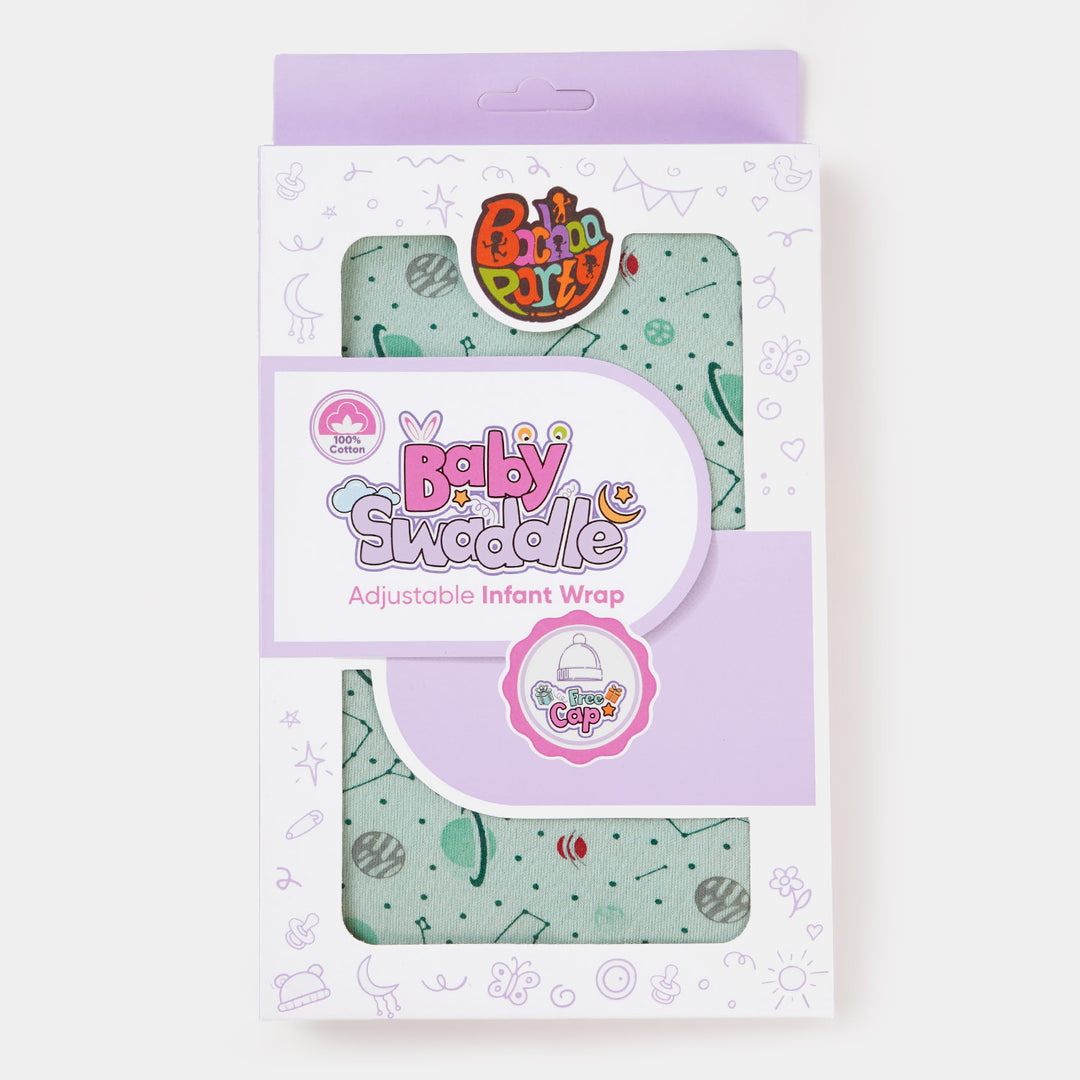 Baby Swaddle Sheet With Cap