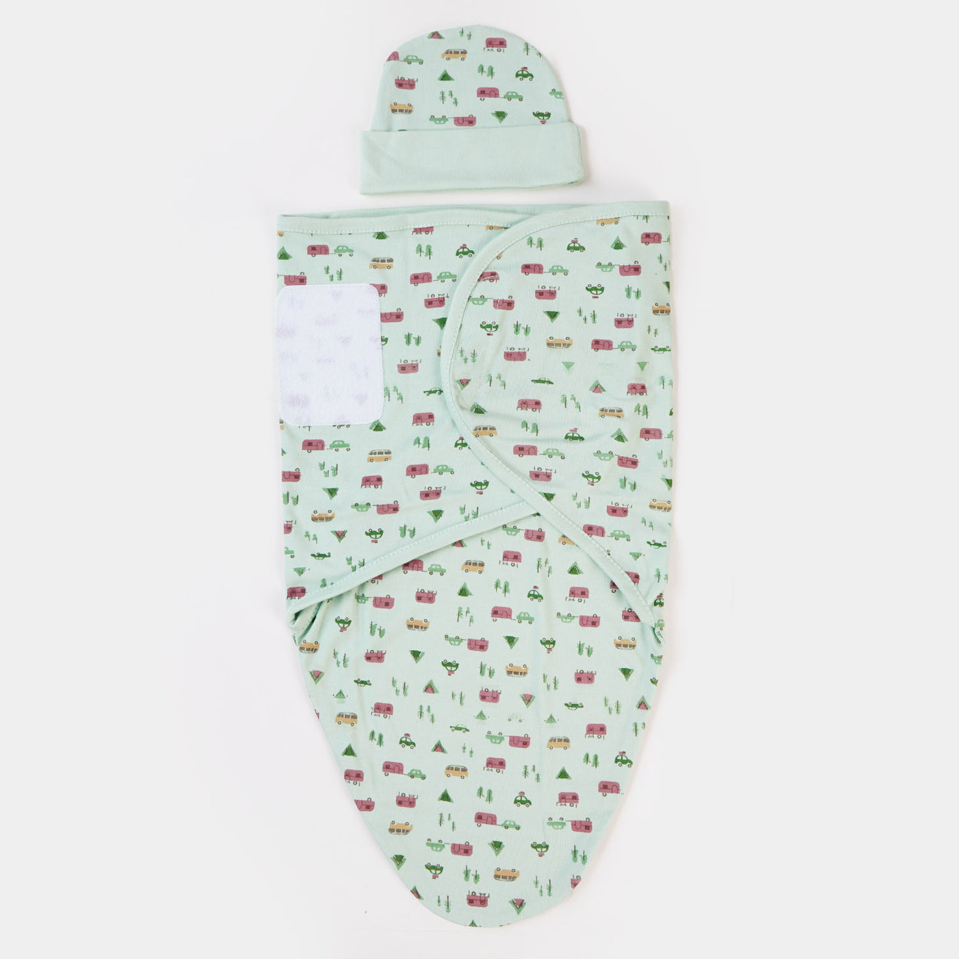 Baby Swaddle Sheet With Cap