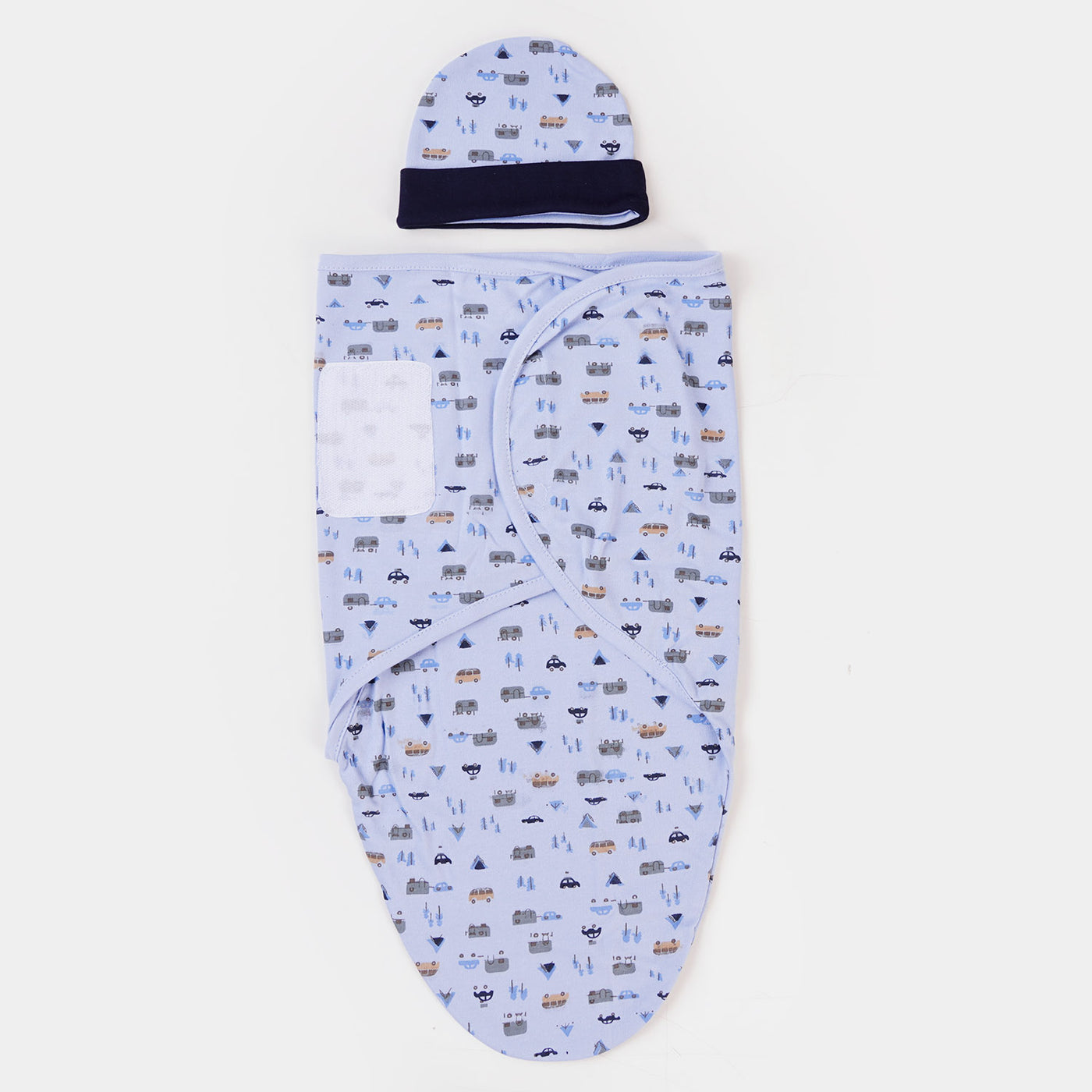 Baby Swaddle Sheet With Cap