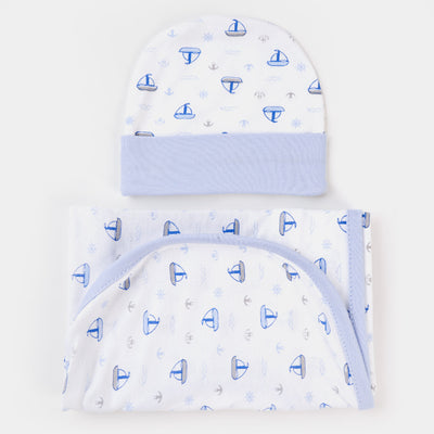 Baby Swaddle Sheet With Cap