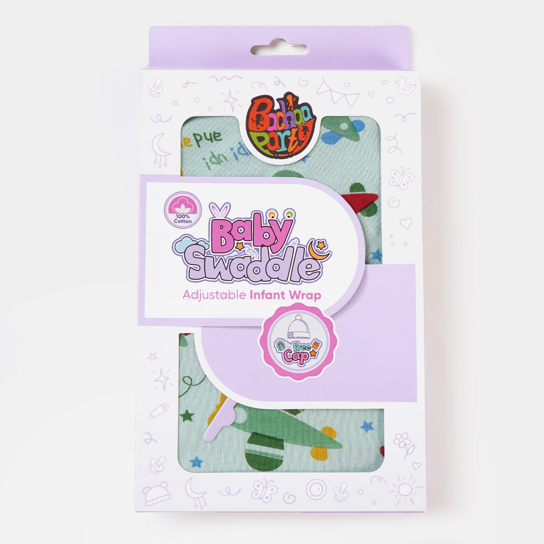 Baby Swaddle Sheet With Cap