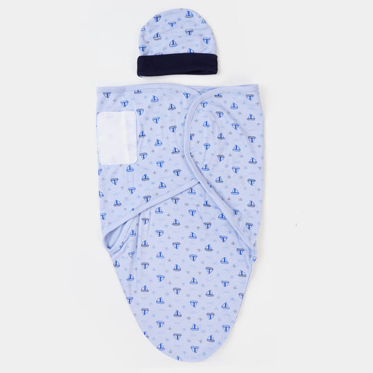 Baby Swaddle Sheet With Cap