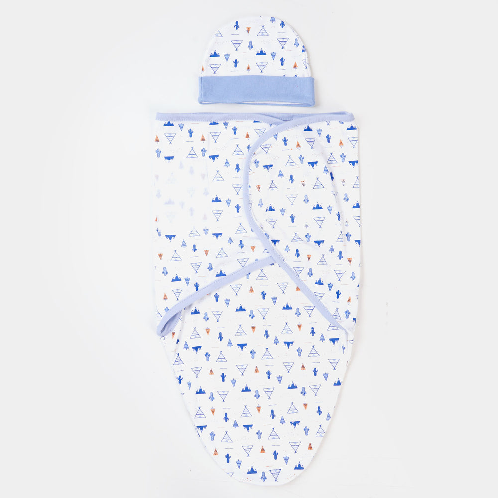 Baby Swaddle Sheet With Cap