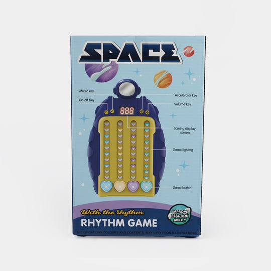 Rhythm Game Machine Quick Push Pop Game with Music and Lights