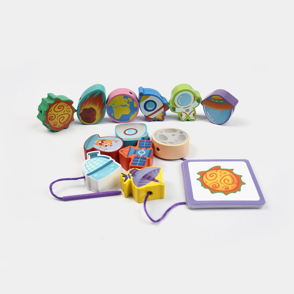 Wooden String Beads Blocks