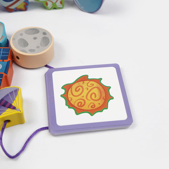 Wooden String Beads Blocks