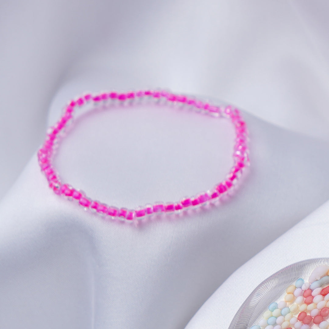 Girls Charm Beaded Necklace & Bracelet