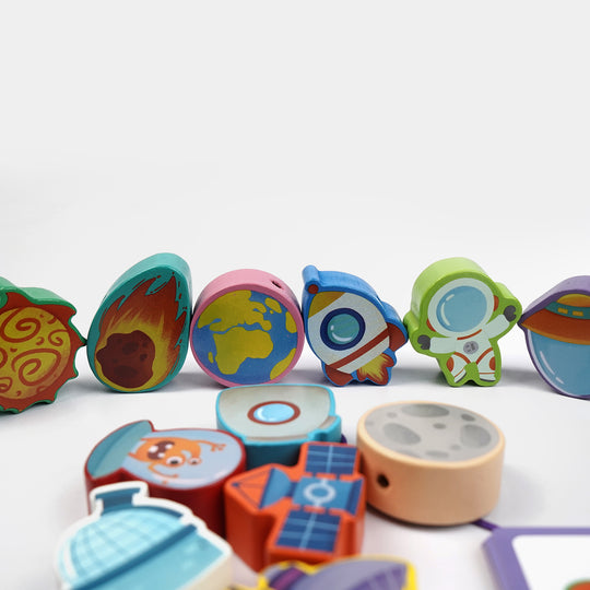 Wooden String Beads Blocks