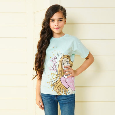 Girls T-Shirt Character - Sky Blue