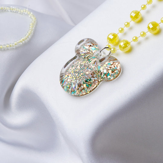 Girls Charm Beaded Necklace & Bracelet