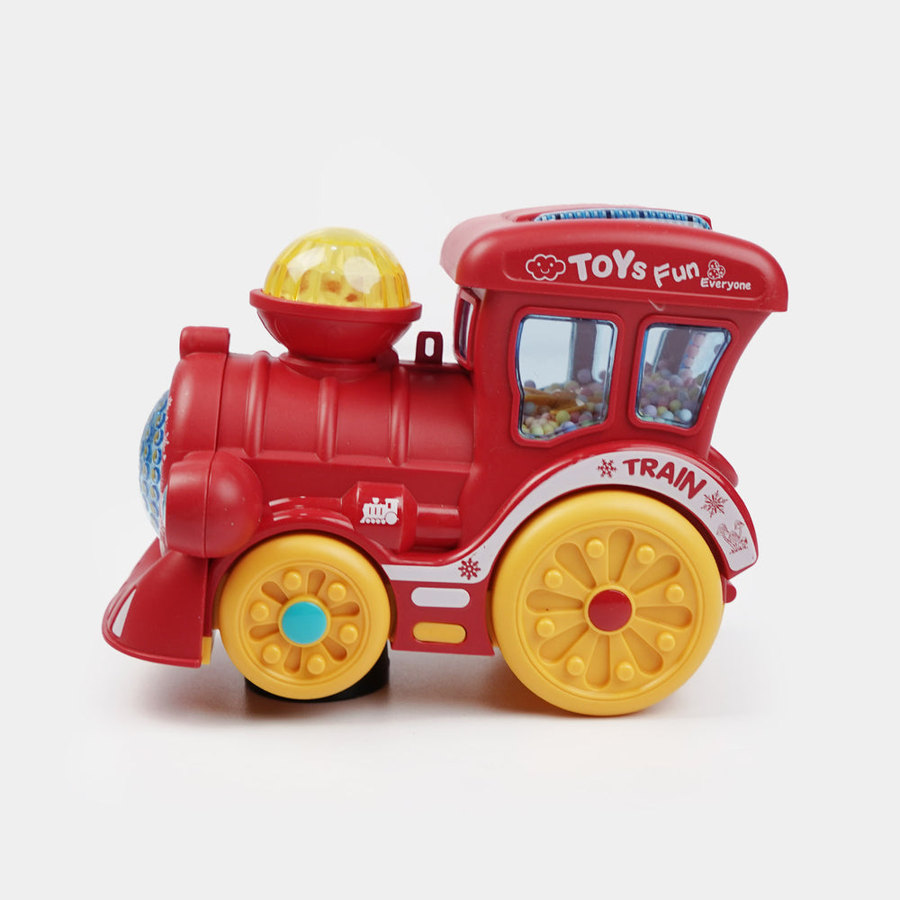 Universal Electric Train Toy with Light & Sound