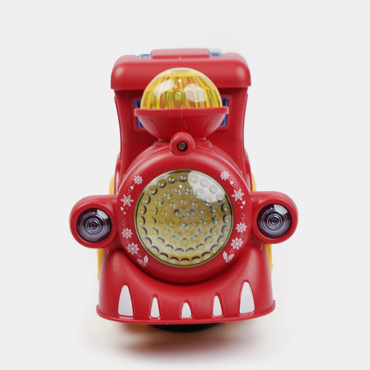 Universal Electric Train Toy with Light & Sound