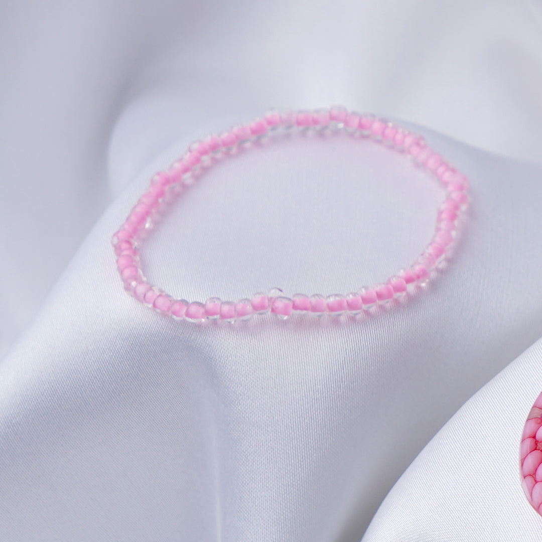 Girls Charm Beaded Necklace & Bracelet