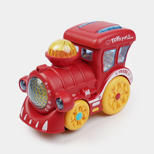 Universal Electric Train Toy with Light & Sound