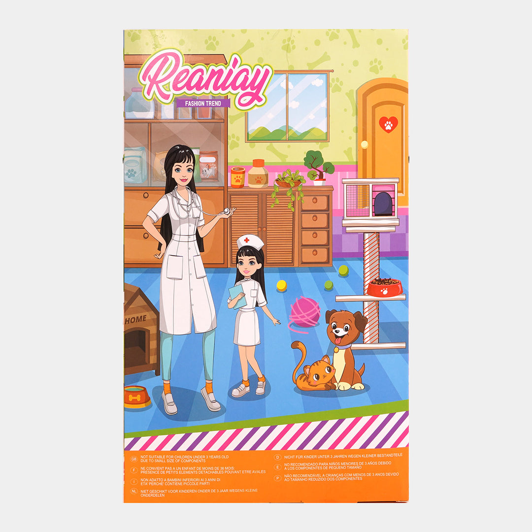 Doll Pet Hospital Play Set