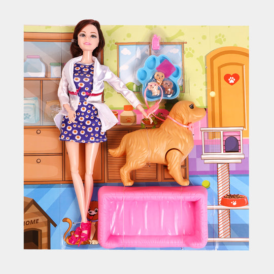 Doll Pet Hospital Play Set