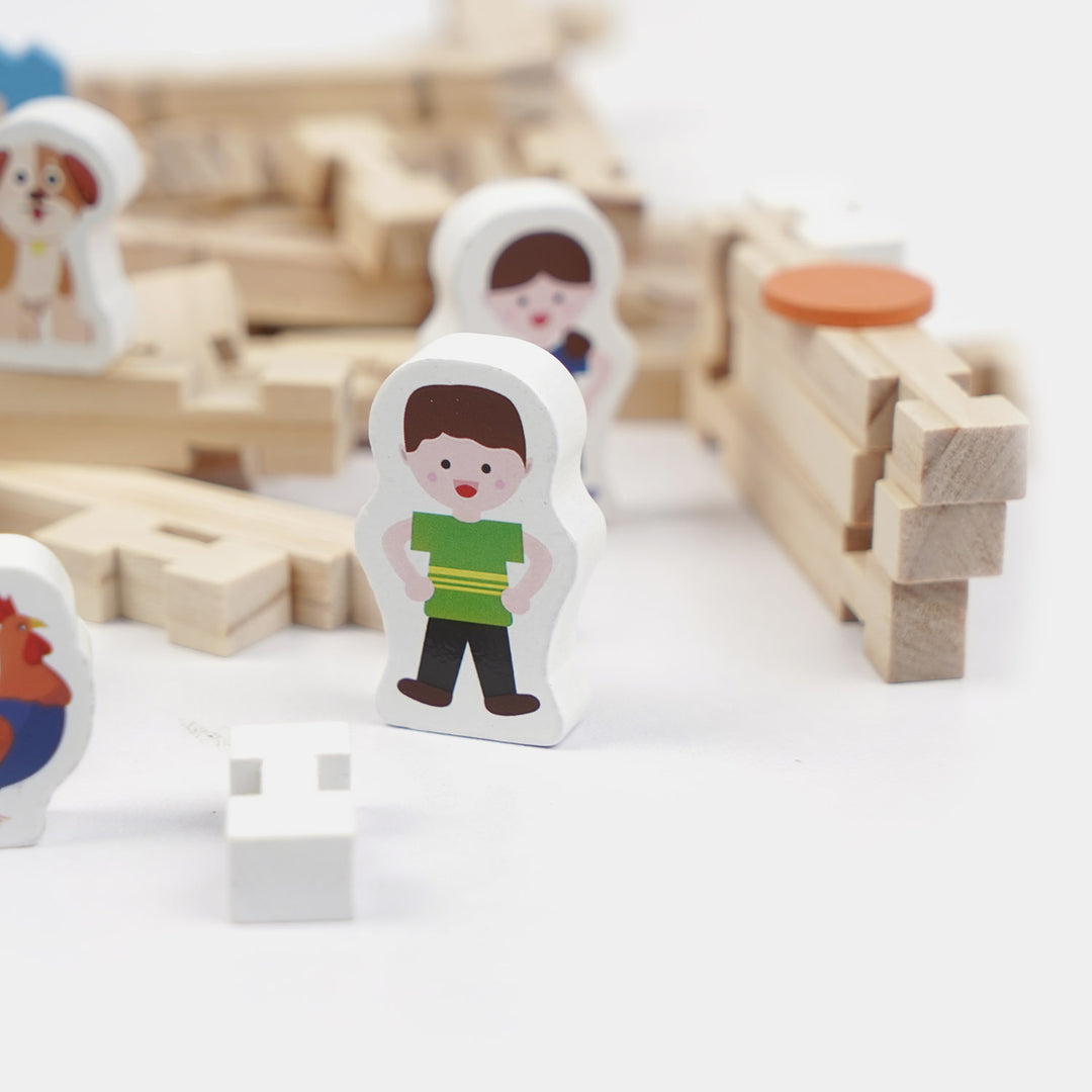 Wooden Wonderful Building Blocks for Kids