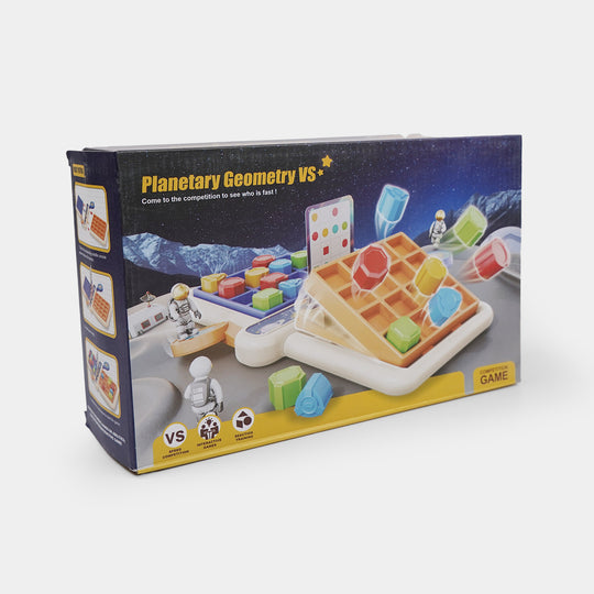 Planetary Geometry Matching Flip Board Game