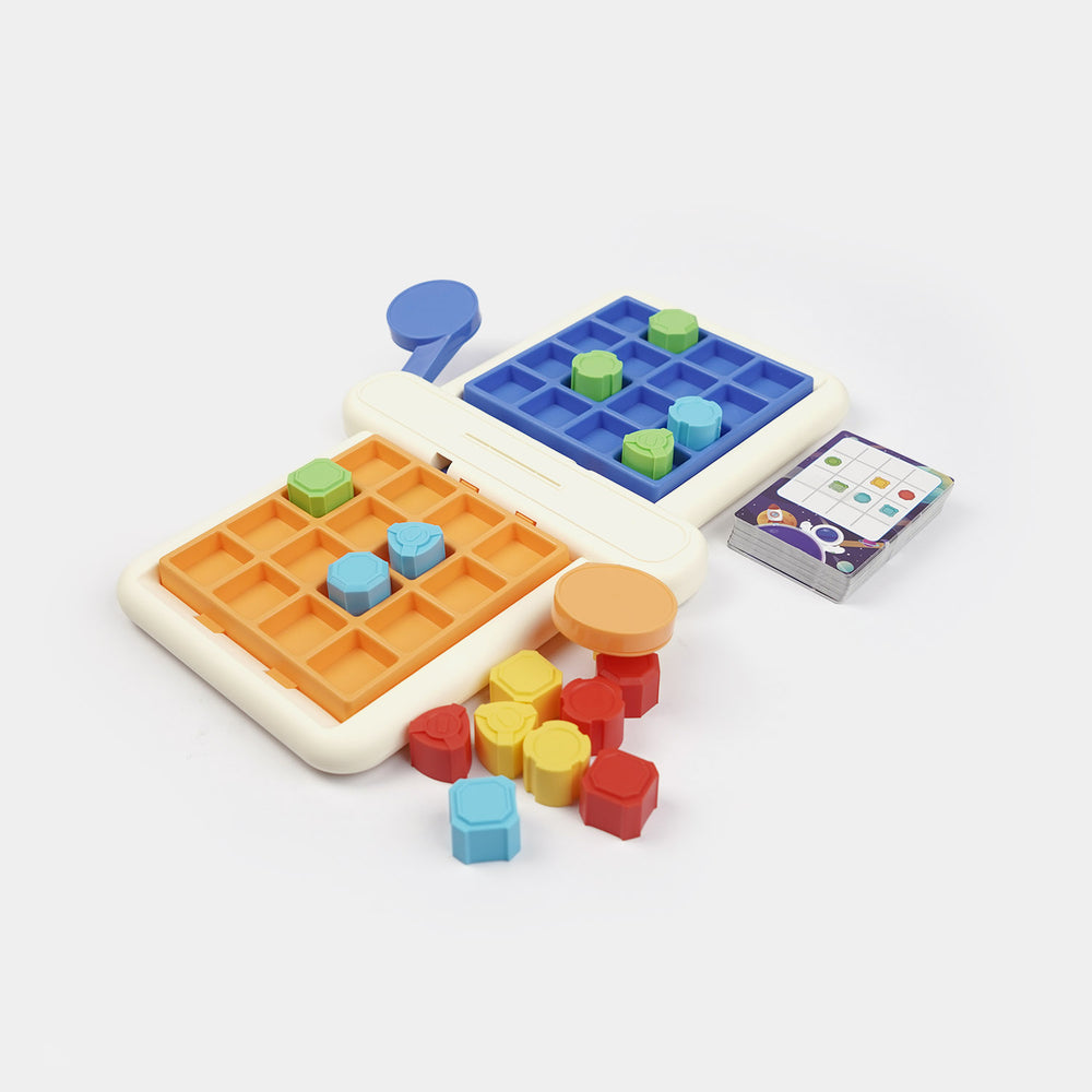 Planetary Geometry Matching Flip Board Game