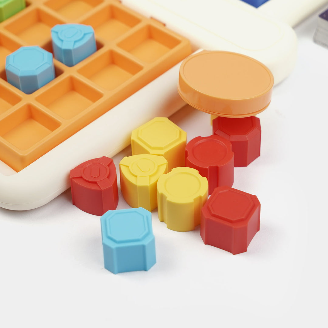 Planetary Geometry Matching Flip Board Game