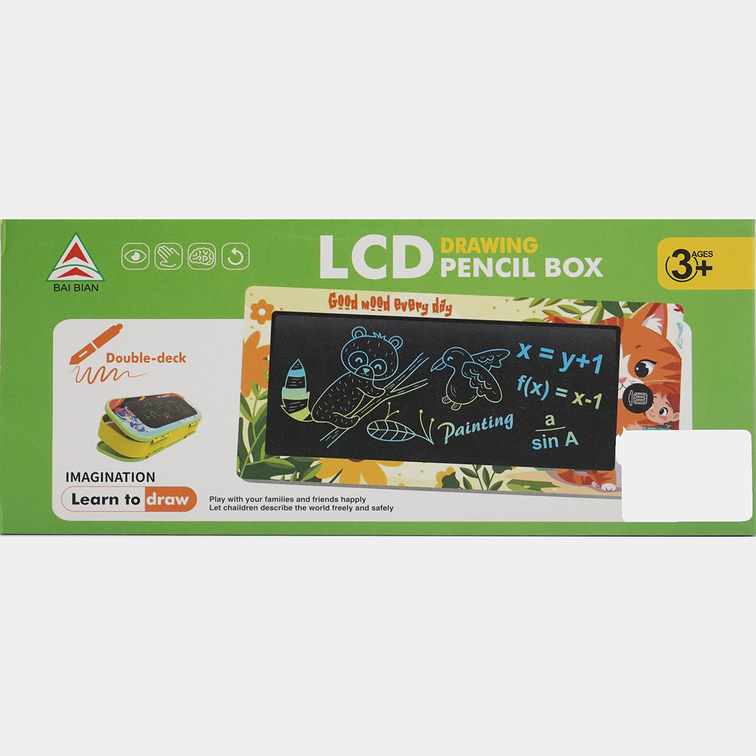 LCD Drawing Pen Case – 2-in-1 Stationery Storage & Digital Writing Fun