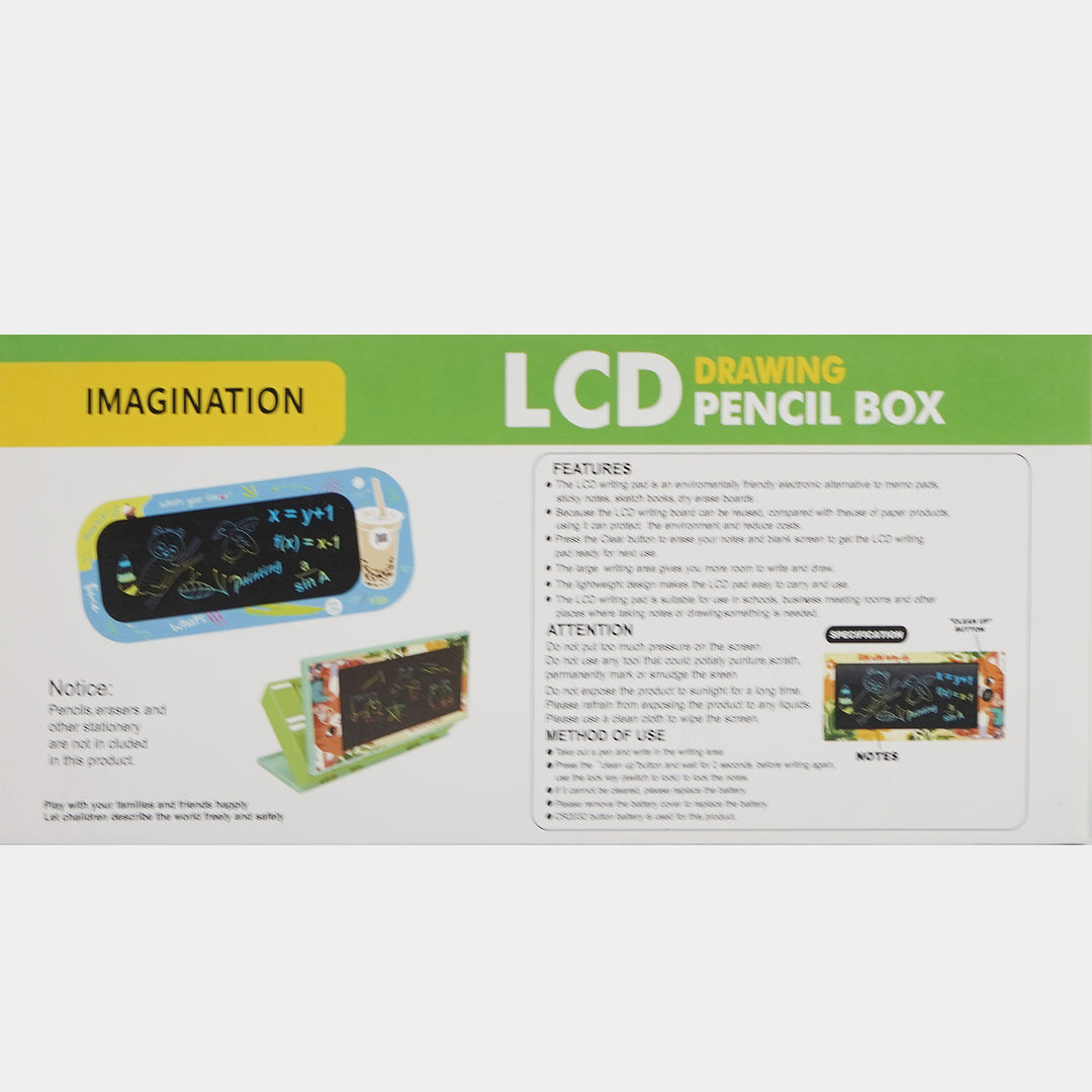 LCD Drawing Pen Case – 2-in-1 Stationery Storage & Digital Writing Fun